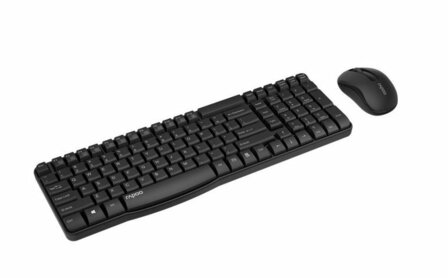 Rapoo X1800S Wireless Keyboard + Mouse Desktopset - black