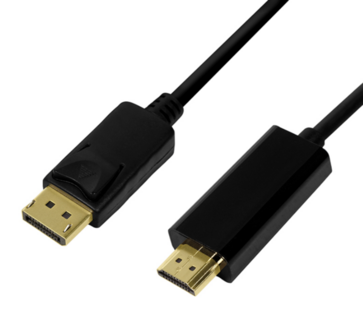 Kabel LogiLink DisplayPort 1.2  HDMI v.1.4 | 2.0M 2 meter DisplayPort  HDMI kabel 2 meter DisplayPort  HDMI kabel
