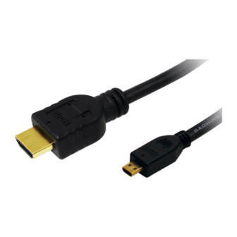 HDMI v1.4  HDMI micro 1.00m LogiLink 1.0m 1.0m