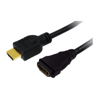 HDMI v1.4 5.00m Verlenging LogiLink 5.0m 5.0m