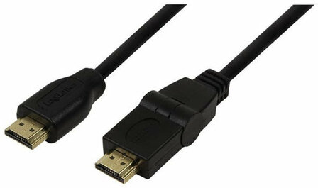 HDMI v1.4 2.00m 180&Acirc;&deg; draaibaar LogiLink