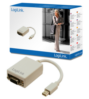 LogiLink DisplayPort mini 1.1a VGA adapter