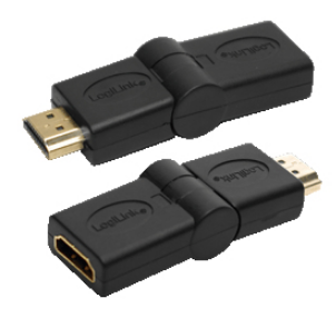 LogiLink HDMI (F) HDMI (M) 180° draaibaar Adapter 
