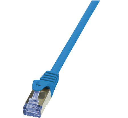 LogiLink RJ45 kabel 10.00m Cat6A S/FTP Blauw 