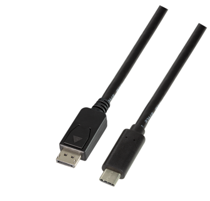 LogiLink USB 3.2-C --> Displaypoort (M) 1,80m