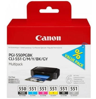 Canon PGI-550/CLI-551 Multipack 50,0ml (Origineel)
