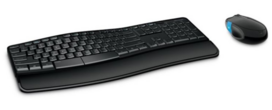 DT Microsoft Sculpt Comfort Desktop Zwart draadloos De speciale vormgeving bevordert een natuurlijke houding van de pols en maakt de toetsen gemakkelijk bereikbaar. DT Microsoft Sculpt Comfort Desktop Zwart draadloos De speciale vormgeving bevordert een natuurlijke houding van de pols en maakt de toetsen gemakkelijk bereikbaar.