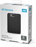 2TB WD ELEMENTS PORTABLE 2.5 2TB WD ELEMENTS PORTABLE 2.5