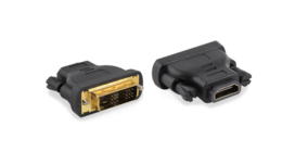 ACT DVI-D naar HDMI verloopadapter, 1x DVI-D male, 1x HDMI A female, Zip Bag ACT DVI-D naar HDMI verloopadapter, 1x DVI-D male, 1x HDMI A female, Zip Bag