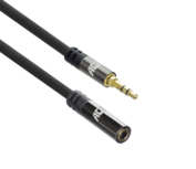 ACT 2 meter High Quality audio verlengkabel 3,5 mm stereo jack male - female ACT 2 meter High Quality audio verlengkabel 3,5 mm stereo jack male - female