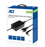 ACT Ultra-compacte laptoplader 45W (voor laptops tot 15,6 inch) ACT Ultra-compacte laptoplader 45W (voor laptops tot 15,6 inch)